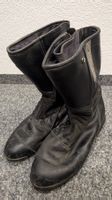 Schwarze Motorradschuhe Grösse 47