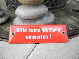 BITTE KEINE WERBUNG