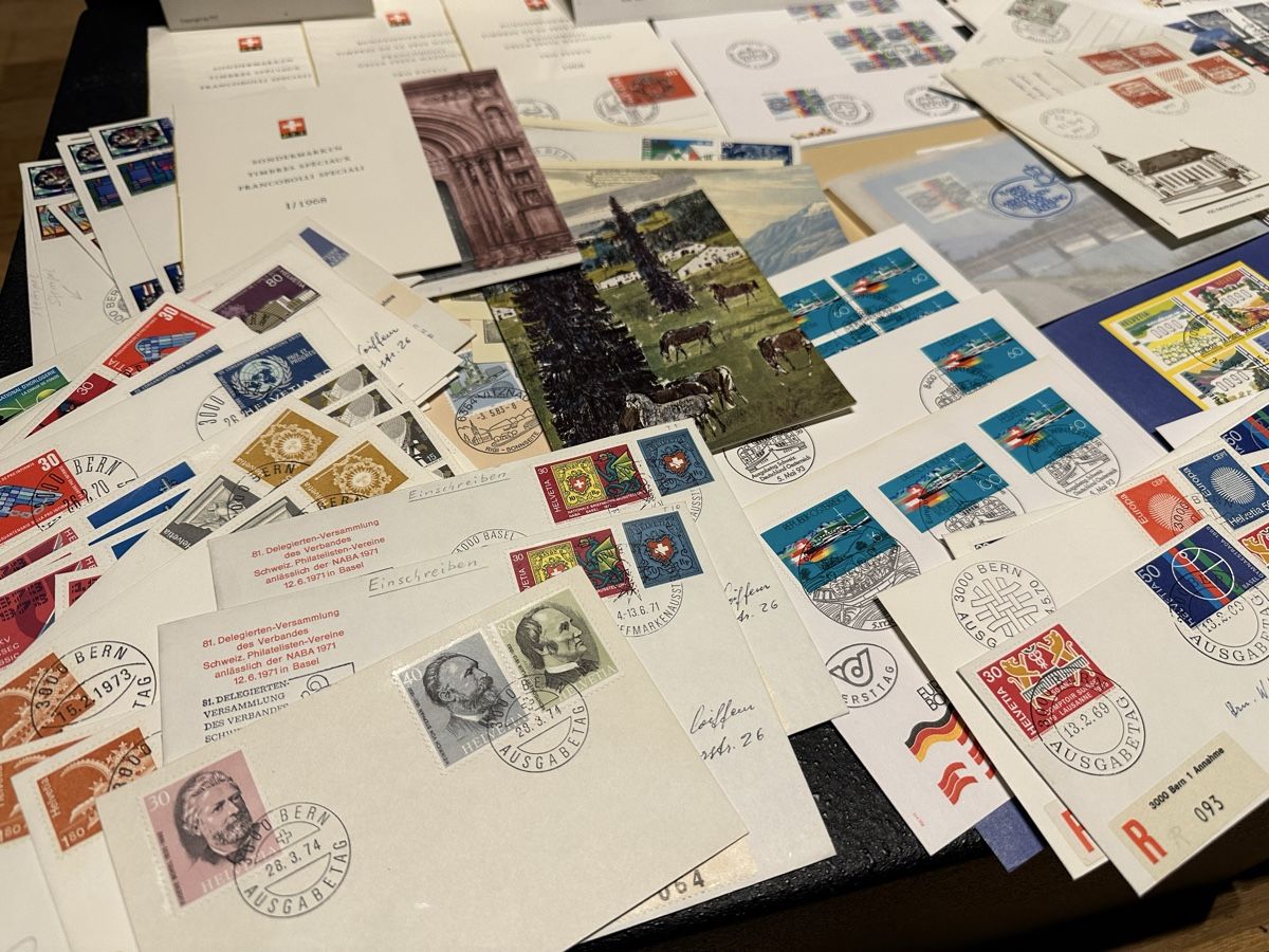 Alle Briefmarken: Sammlung Sonderbriefe, FDC, Karten Schweiz – Gebraucht aus Stettfurt von 2442 1