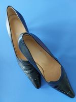 Schwarze Glattleder Pumps von Bally