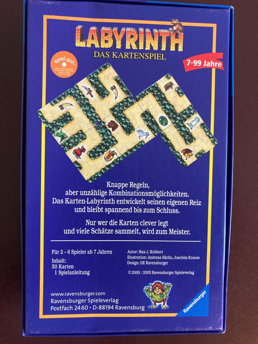 Ravensburger Giochi: Labyrinth Kartenspiel – Usato da Zürich venduto da ric_grs8 2