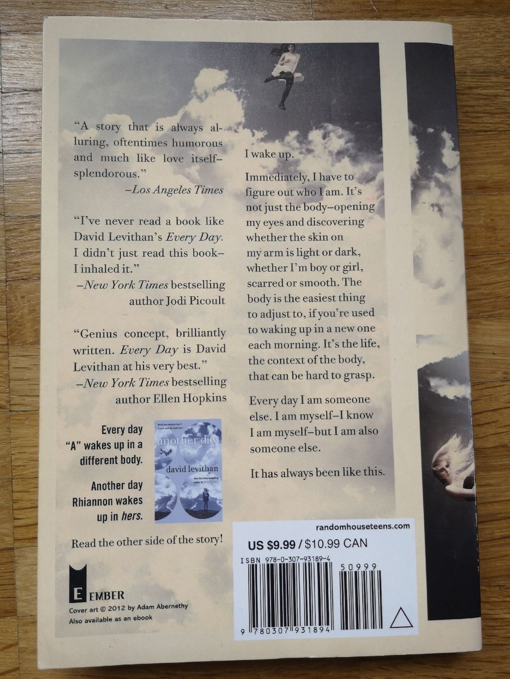 Libri: Buch "every day" von David Levithan – Usato da Zürich venduto da lin_c57x 1