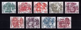 1977_594-602_VOLKSBRÄUCHE_komplette 9er-Serie__SUPER VO !