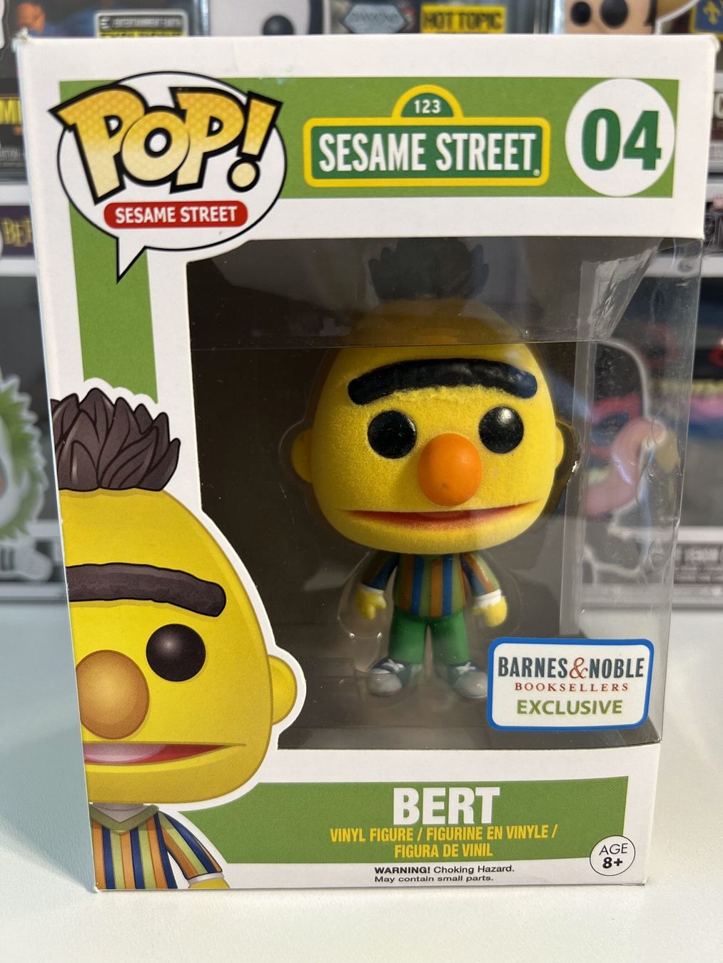 Funko Statuette: Funko POP! Rue Sésame Bert Edition Limitée Floquée – Usato da Le Mouret venduto da perfectbijou