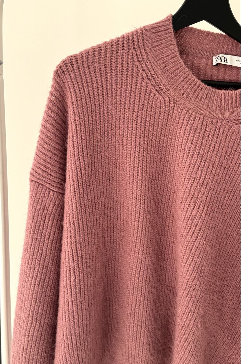 Zara Maglioni & Felpe: ZARA Oversize Strickpullover Altrosa / Dusty Pink – Usato da Zürich venduto da di_archive 2