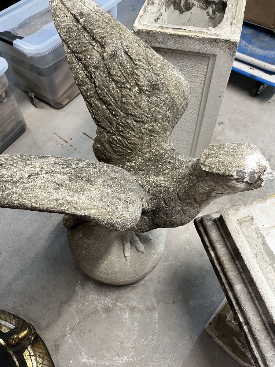 Sculture & Statue: Adler auf Säule – Usato da Aarau rohr venduto da elmarZ 1