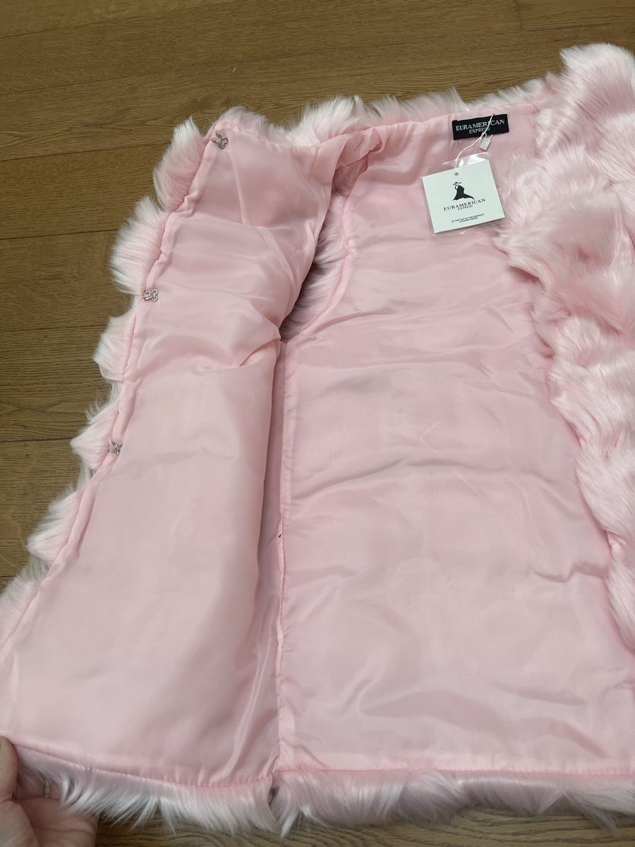 Gilets & Westen: Rosa Kunstfellgilet Neu – Neu und originalverpackt aus Bassersdorf von Sandy456 2