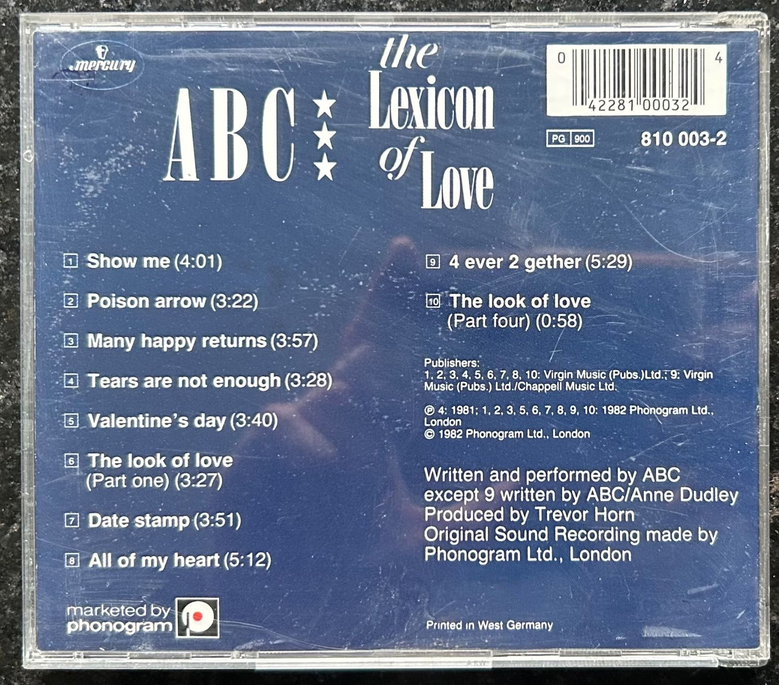 CD: ABC - Lexicon of Love - CD – Usato da Schaffhausen venduto da spinelli02 1