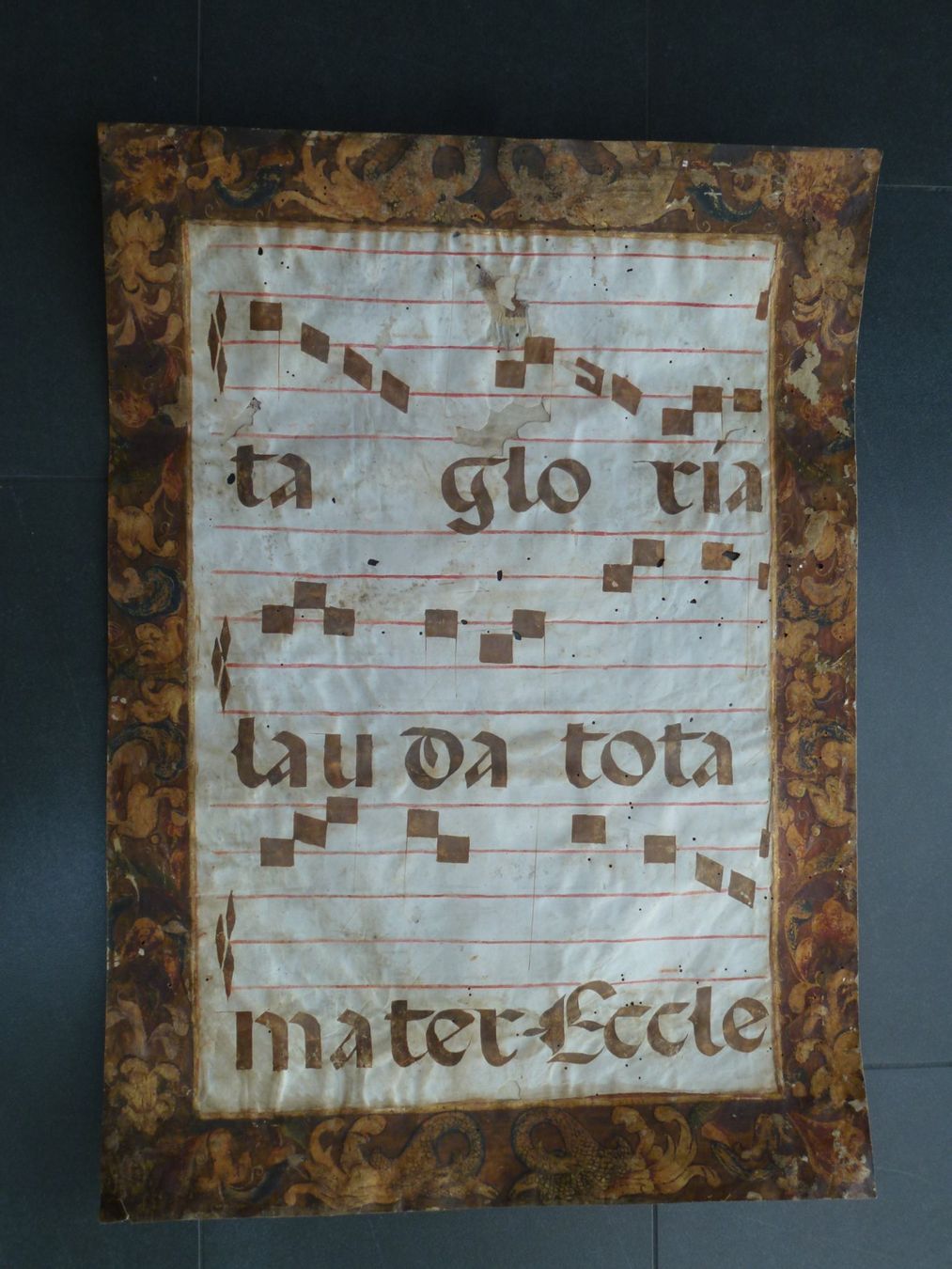 Dipinti: Gotik Antiphonar / Siamesischer Drachen - Vogel Gryff – Usato da Esslingen venduto da eintagammeer