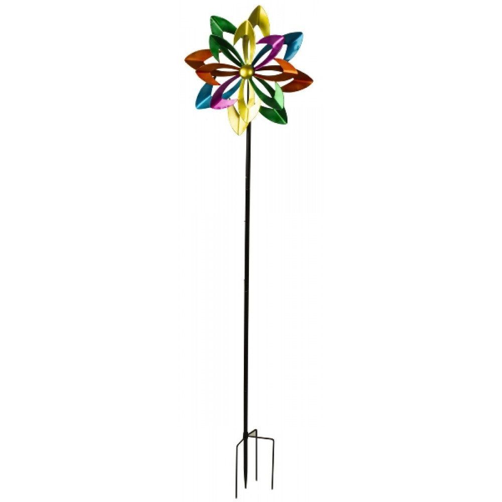 Tutte le decorazioni: Windrad doppelt bunt 180cm D:46cm – Nuovo e nell'imballaggio originale da Matzendorf venduto da Gartendeko-Shop 3
