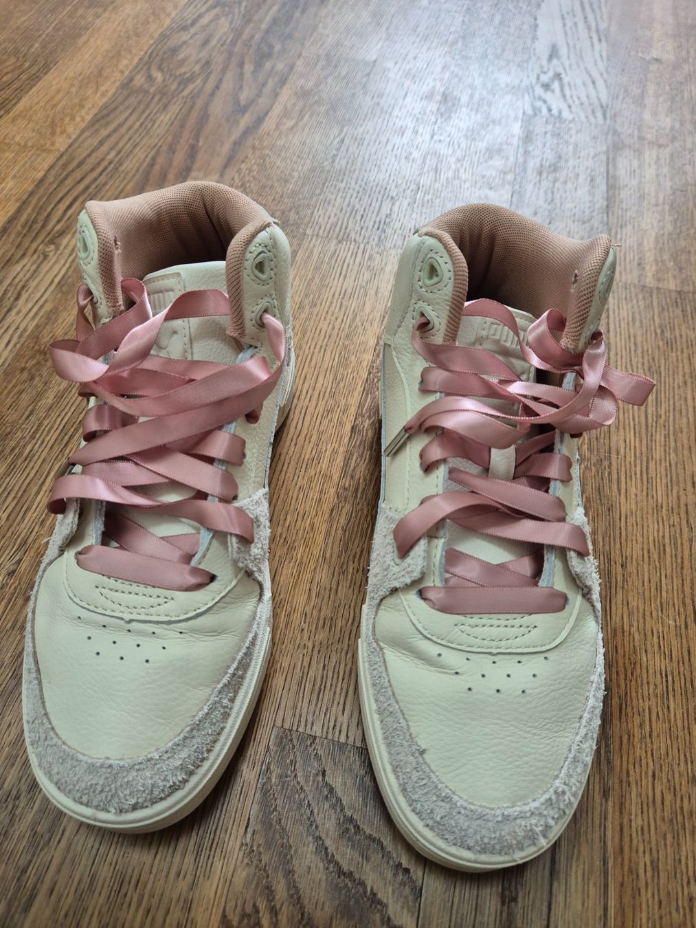 Puma Scarpe da donna: Puma offwhite high smeakers size 38 – Usato da Zürich venduto da monadiederich 1