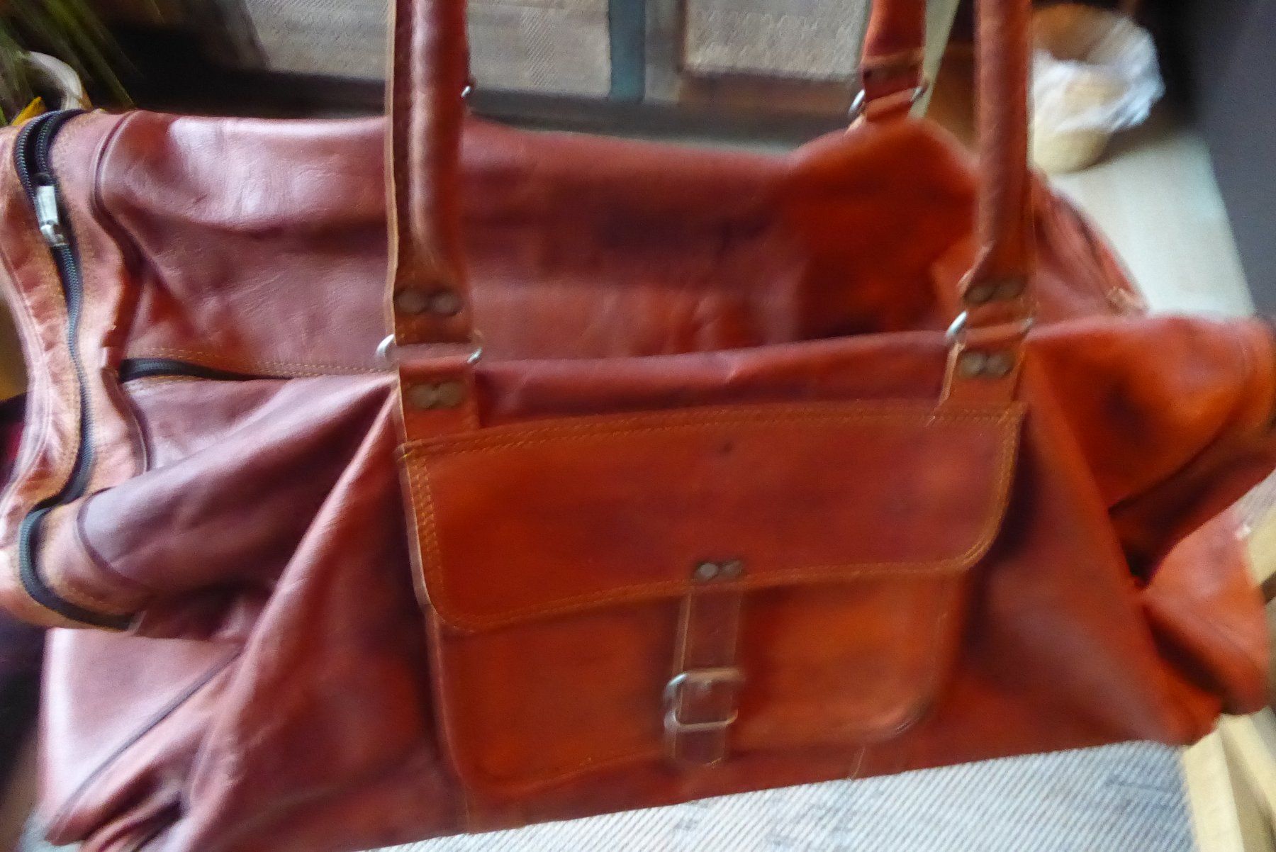 Borse: Leder Reisetasche – Usato da Sargans venduto da Benziner