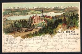 Litho Zürich, Sicht über den Uetliberg