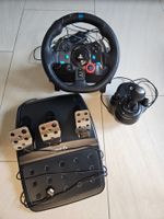 Logitech Lenkrad, Pedale und Schalthebel