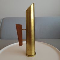 50-60er Jahren / Messing Patronenhülse Vase mit Henkel