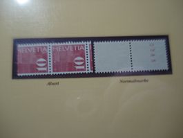 Abart Rollenmarke 1970 10Rp **, falsch Geschnitten