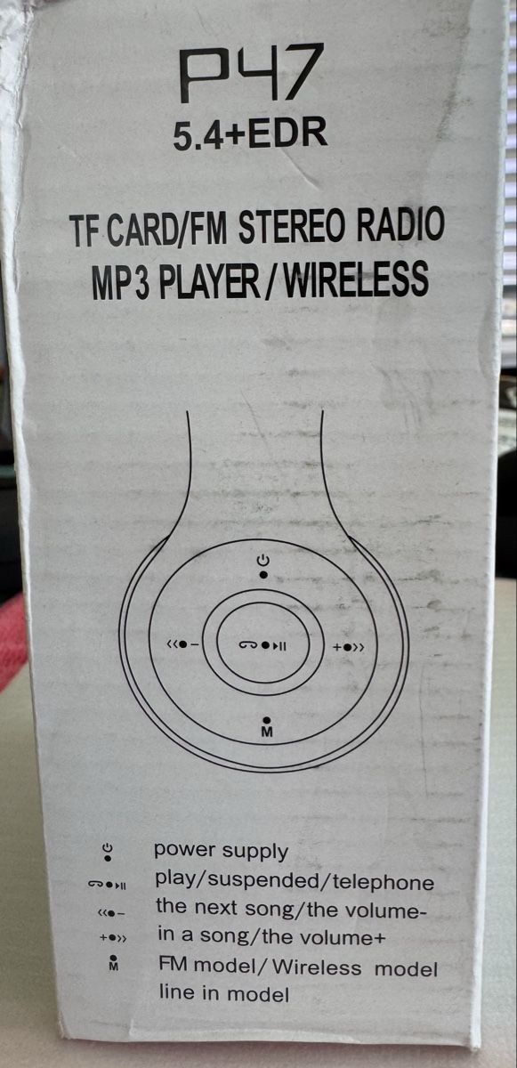 Kopfhörer: Cuffie P47 Wireless Bluetooth. – Neu und originalverpackt aus Rothrist von and_2n2j 3