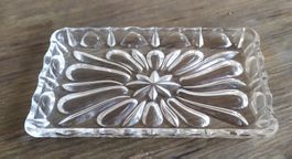 Ganz kleines altes Glasplättli, 13,5 x 8 cm