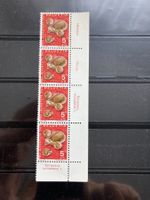 Schweiz 1965 Pro Juventute 5 4er-Streifen TABs postfrisch