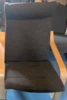 2x Poäng Sessel dunkelgrau 