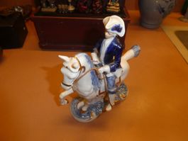 Porzellan Figur Reiter