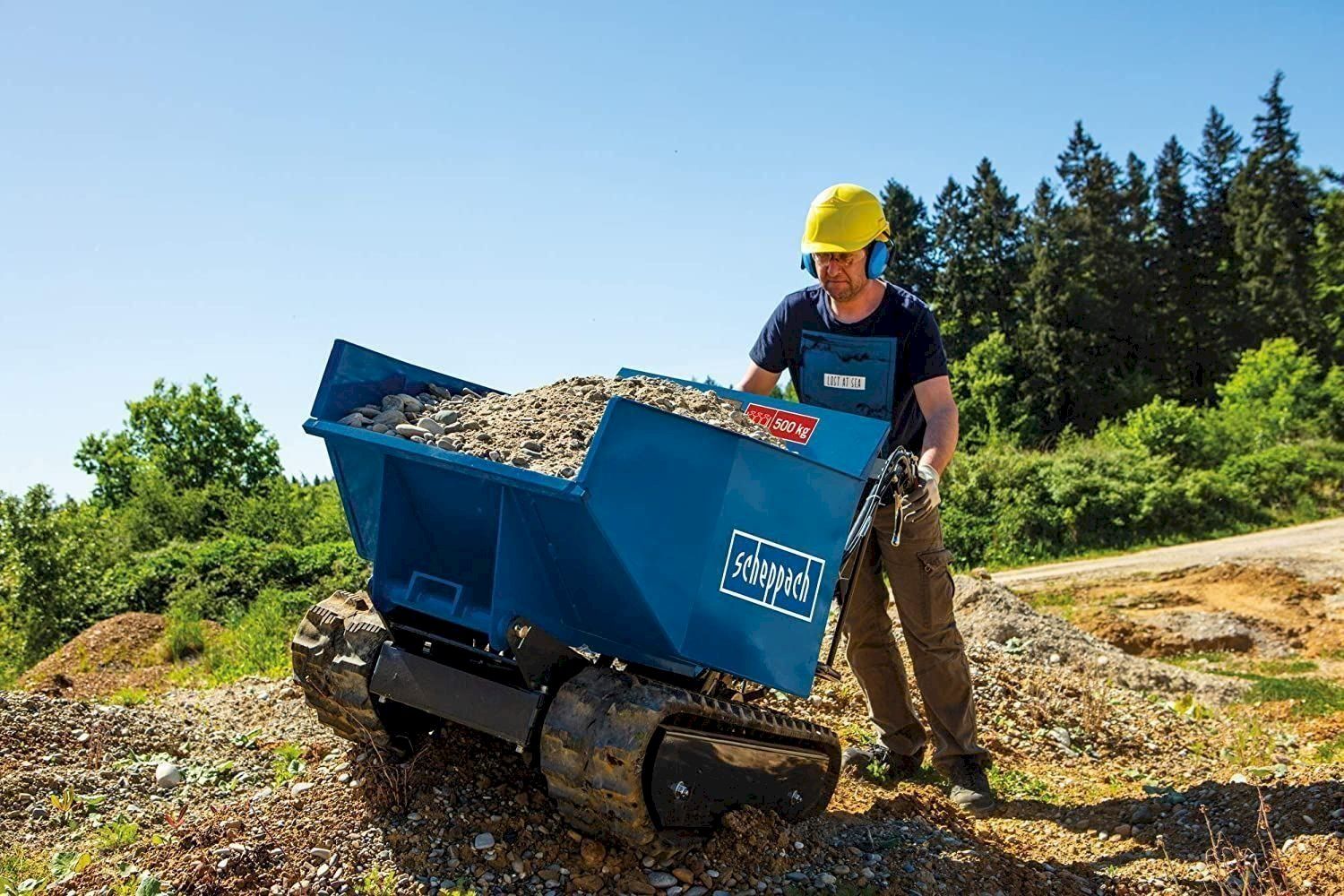 Camions-bennes: Scheppach DP 5000 Raupen-Ketten-Dumper – Neuf avec emballage d'origine à Bottighofen par zaap 3