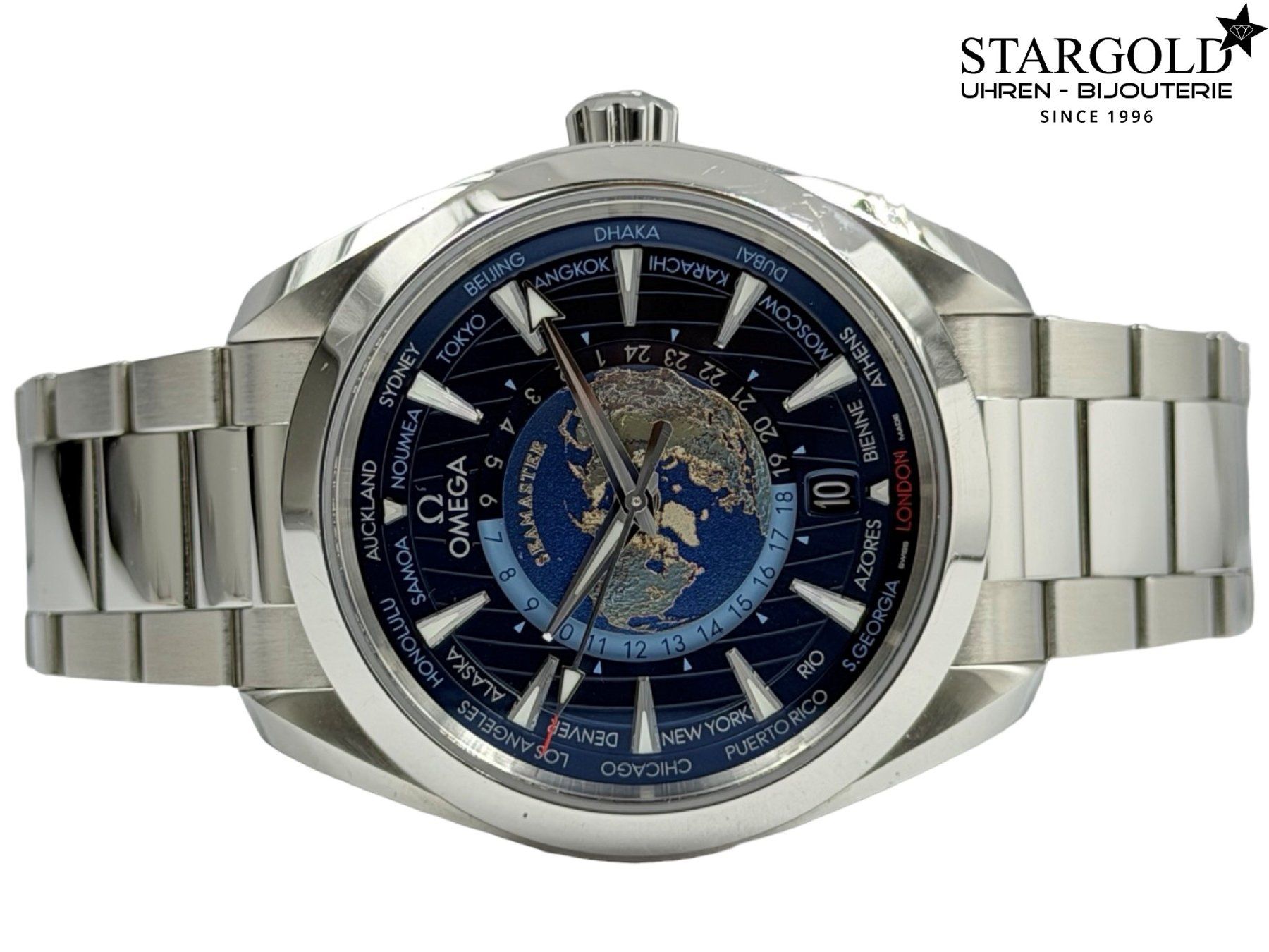 Omega Orologi: Omega Seamaster Aqua Terra Worldtimer - 220.10.43.22.03.001 – Usato da Zürich venduto da Stargold-Uhren 3