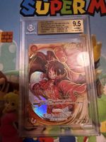 One Piece TCG Oda Sig Luffy 1st Anniversary BGS 9.5
