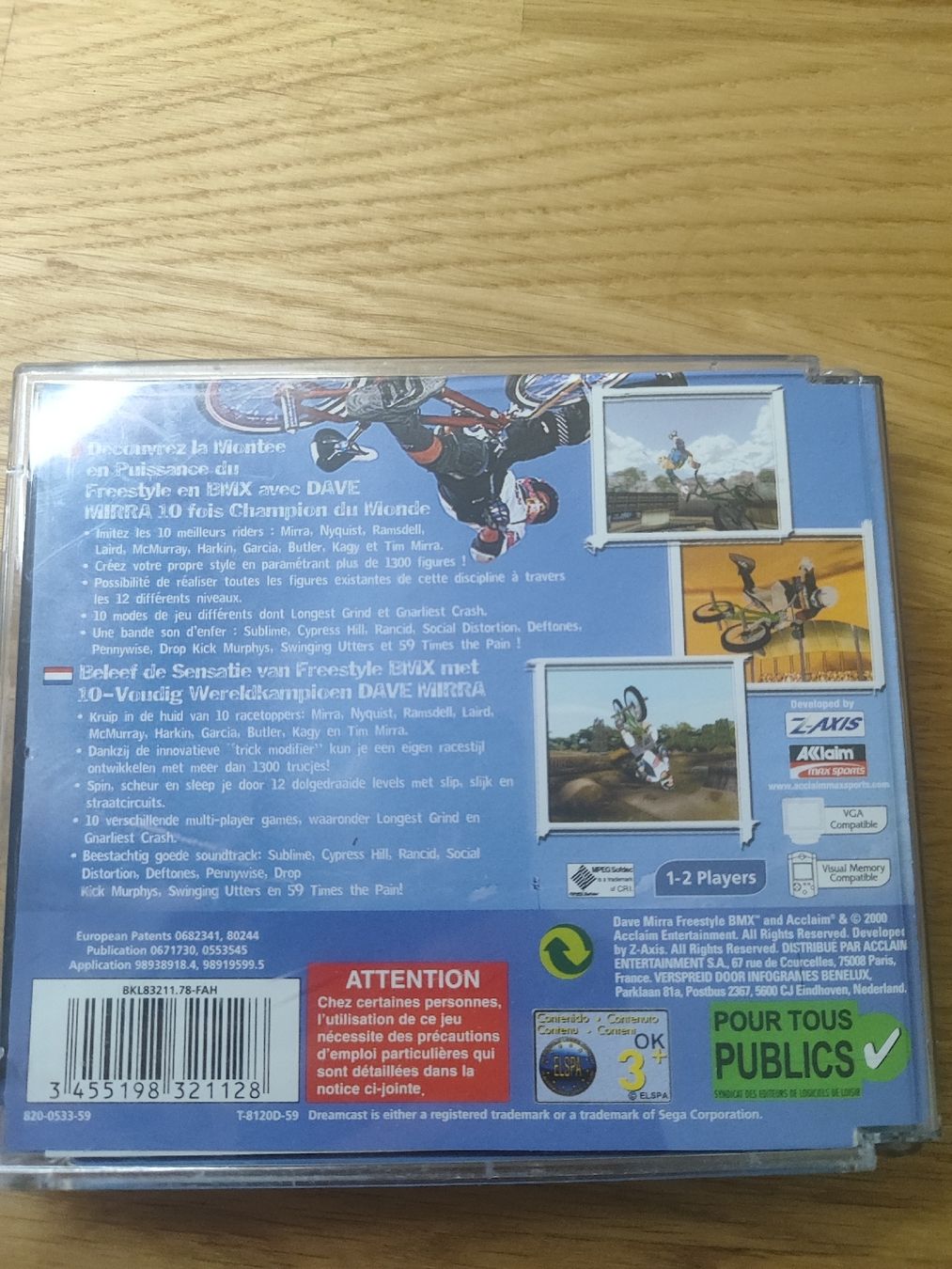 Sega Jeux: Jeu Dreamcast Dave Mirra Freestyle BMX – D'occasion à Vétroz par mrcl01 3
