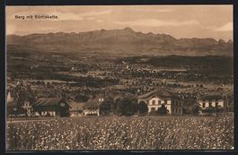 AK Berg, Ortsansicht mit Säntiskette