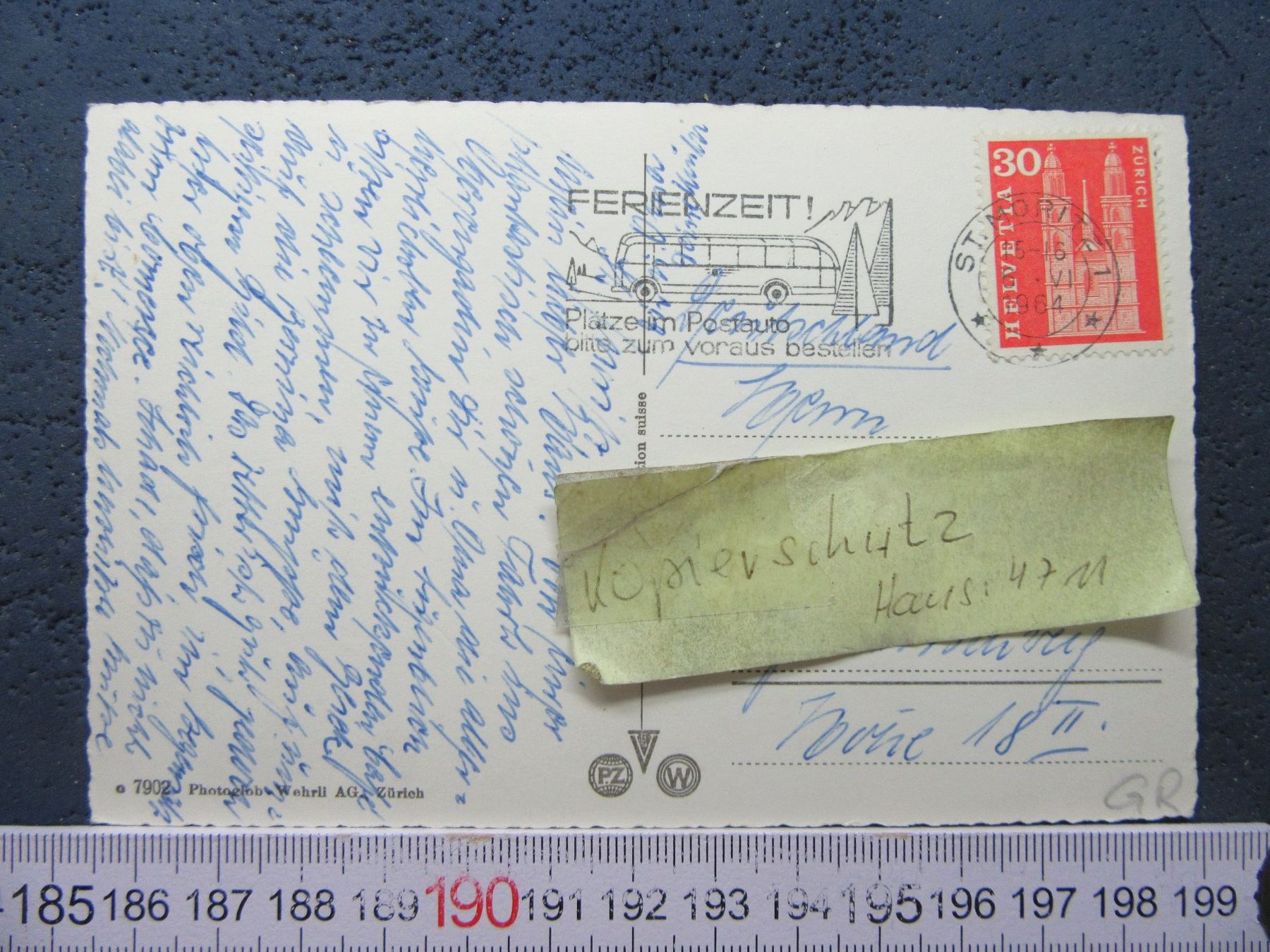 Cartoline postali: PONTRESINA 1964 GR AK PANORAMA – Usato da Ettingen venduto da Hausi4711 1
