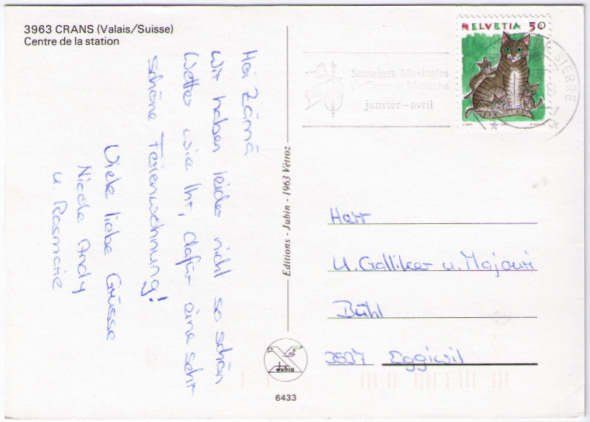 Cartes postales: Crans - 3 Bild AK – D'occasion à Binningen par Mountainrider 1