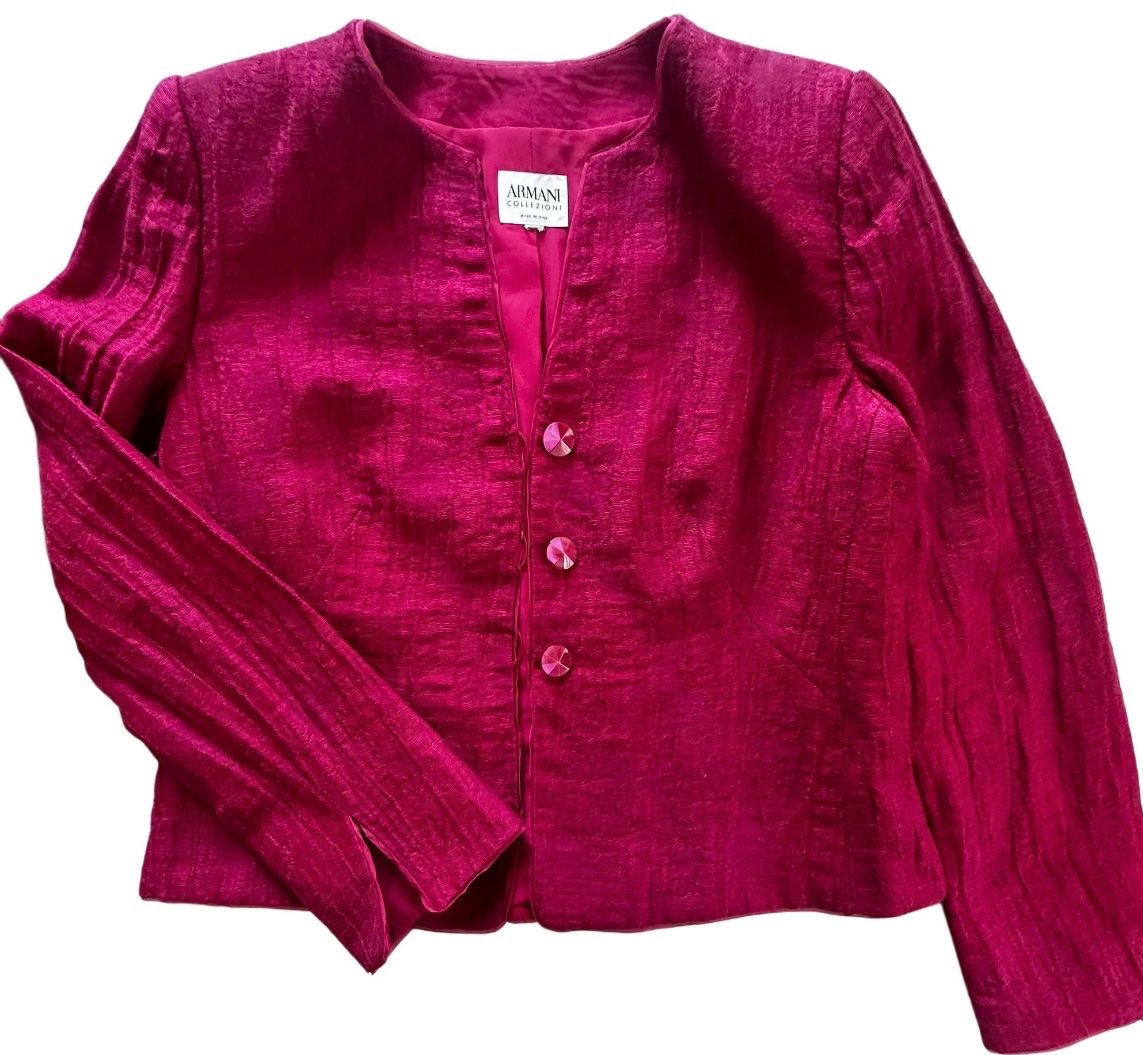 Armani Giacche: Armani Vintage Blazer Damen 46 – Usato da Liestal venduto da Ballybs