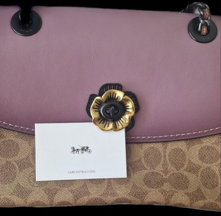 Coach floral bag