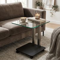 Glasbeistelltisch - Tempered Glass, Designerbeistelltisch