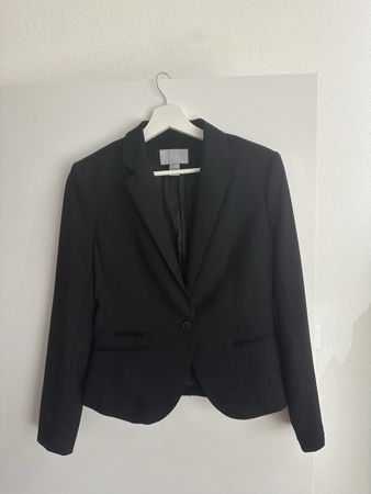 Schwarzer Blazer von H&M, Grösse 40