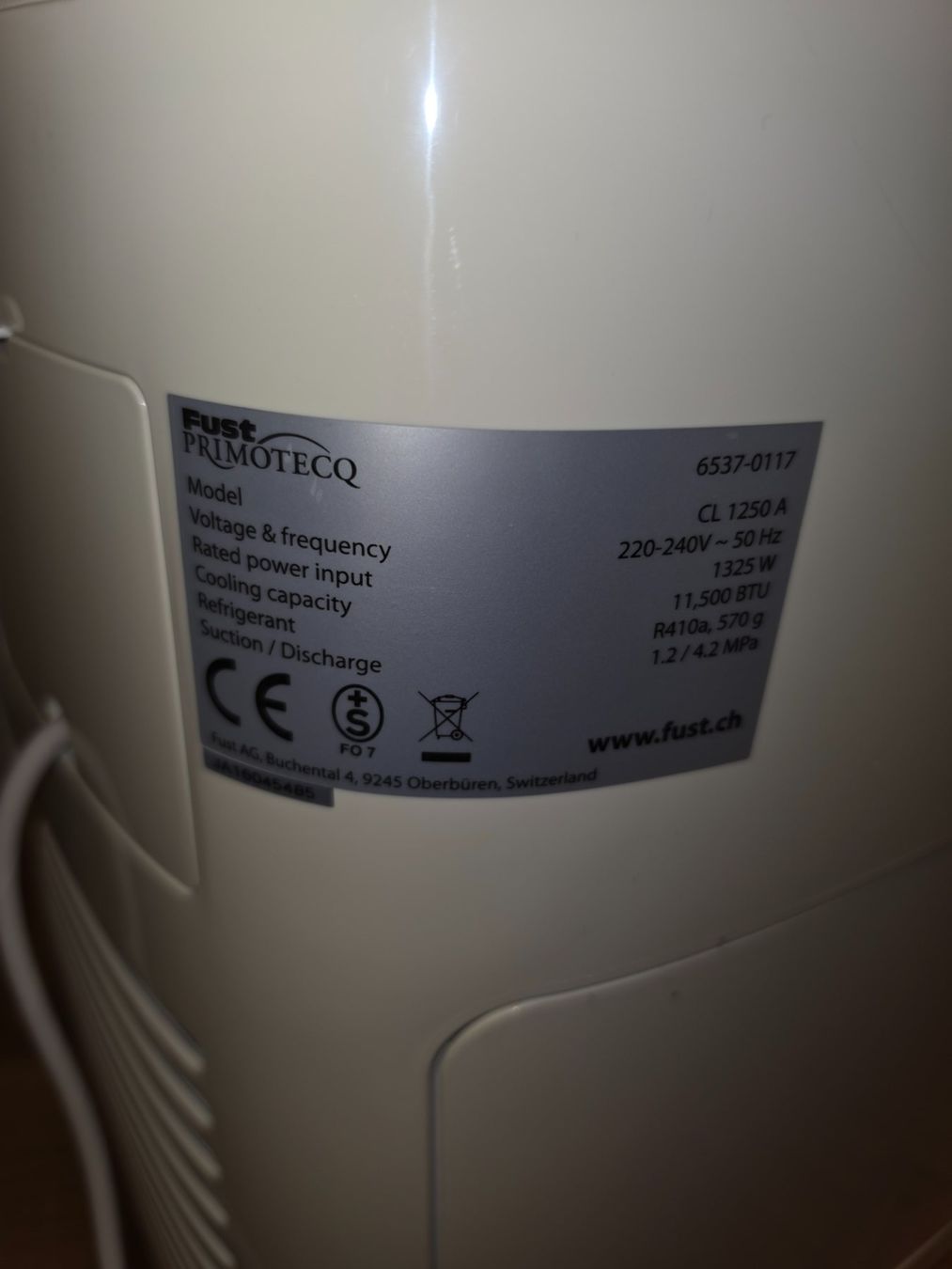 Klimageräte: Klimaanlage – Gebraucht aus Dällikon von jac_t7p2 2