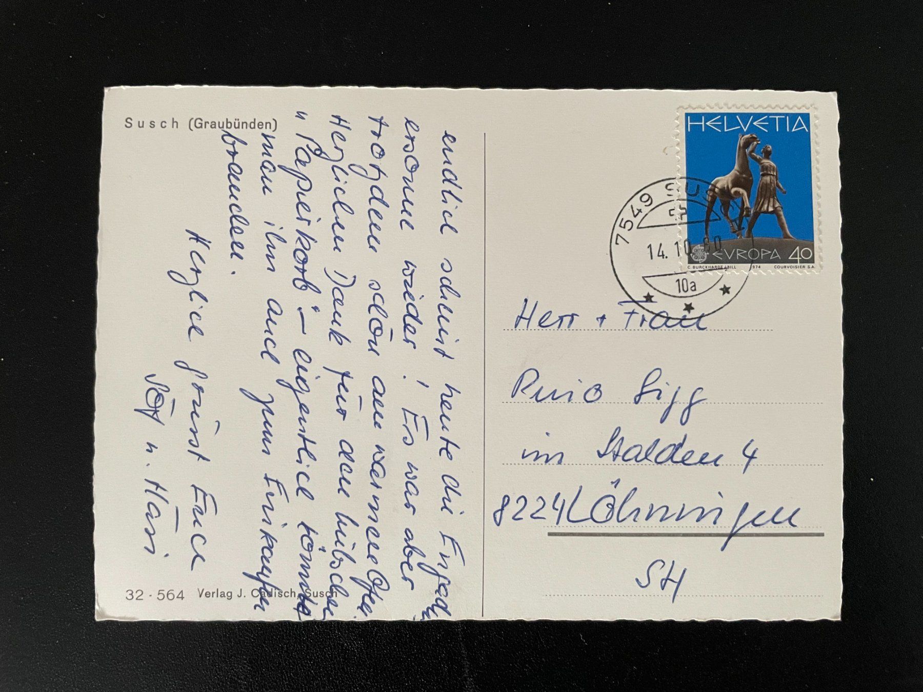 Cartoline postali: AK GR Susch – Usato da Thal venduto da Danny82 1