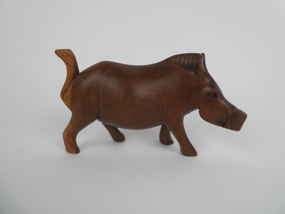 Warzenschwein aus Holz | Kaufen auf Ricardo