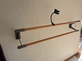 Ballettstange doppelt mit Bodenmatte