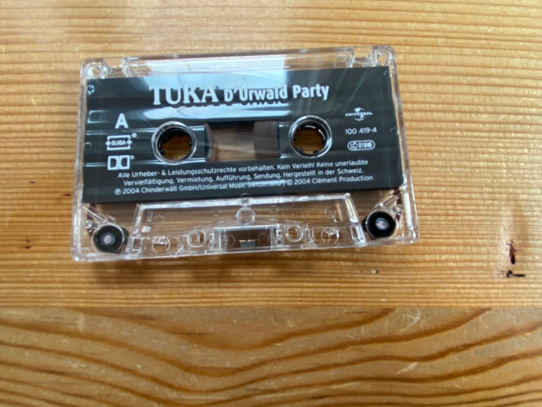 Kompaktkassetten: Kassette - Tuka - D‘Urwald Party – Gebraucht aus St.Gallen von kingsamas 5
