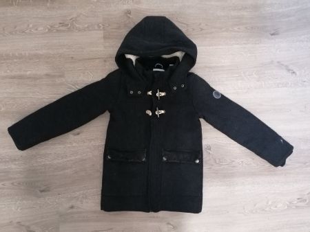 Dunkle Winterjacke Gr. 128 Okaidi