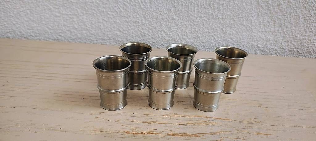 Verres: Zinn Becher 6 STK – D'occasion à Bülach par Surbetone