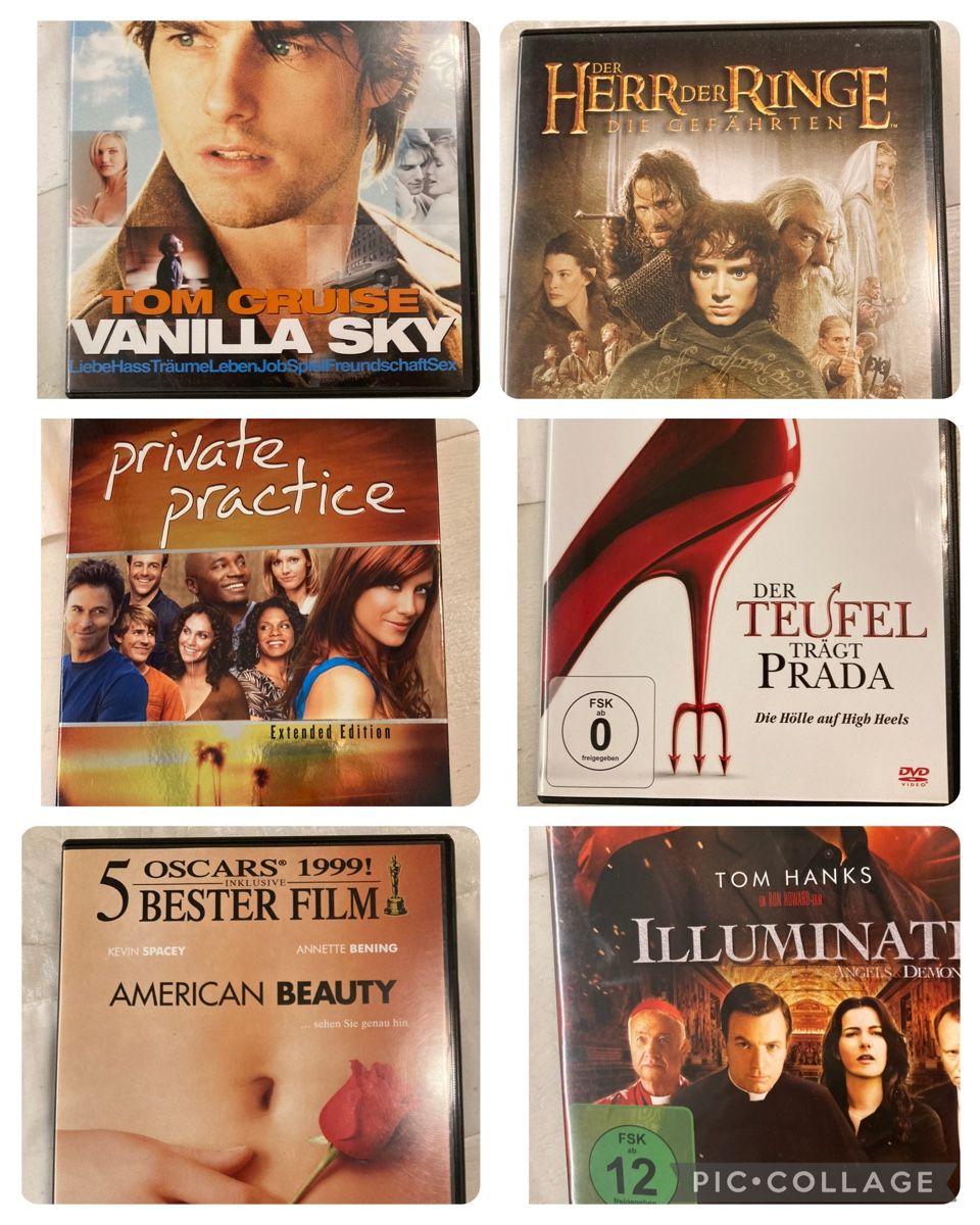 Tutti i DVDs: Dvd Set 6 Stk – Usato da Uesslingen venduto da manu-ela41