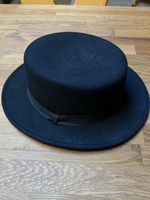 Cappello nero lana taglia 57 nuovo