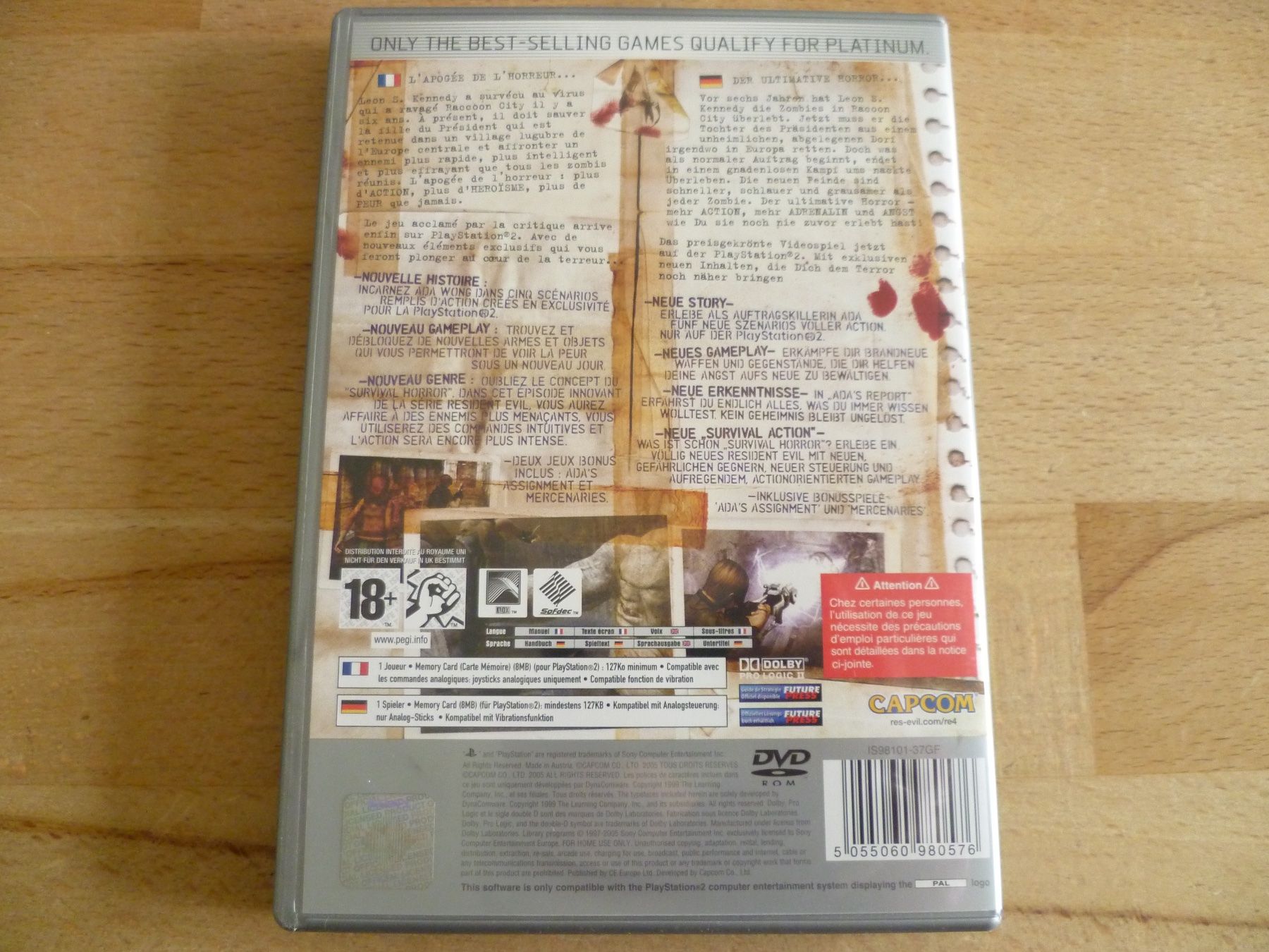 Sony Giochi: Resident Evil 4 - PlayStation 2 PS2 – Usato da Thalwil venduto da ranx 2