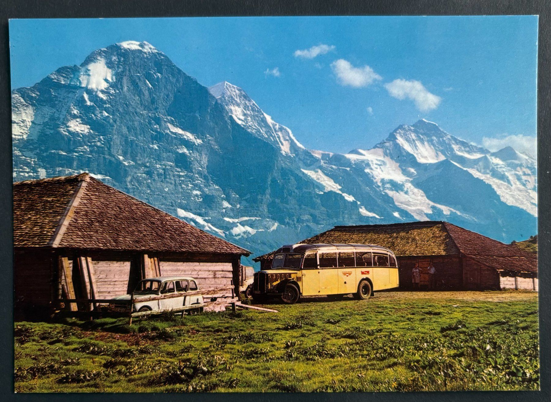 Cartoline postali: ANSICHTSKARE AUTOKURS GRINDELWALD-BUSSALP – Nuovo (secondo la descrizione) da Ostermundigen venduto da crazy-horse-1840