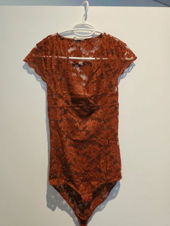 Intimissimi Spitzenbody Rostbraun/Terracotta – Grösse S