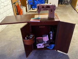 Singer 401 Automatica Nähmaschine (Möbel+Zubehör) - Vintage