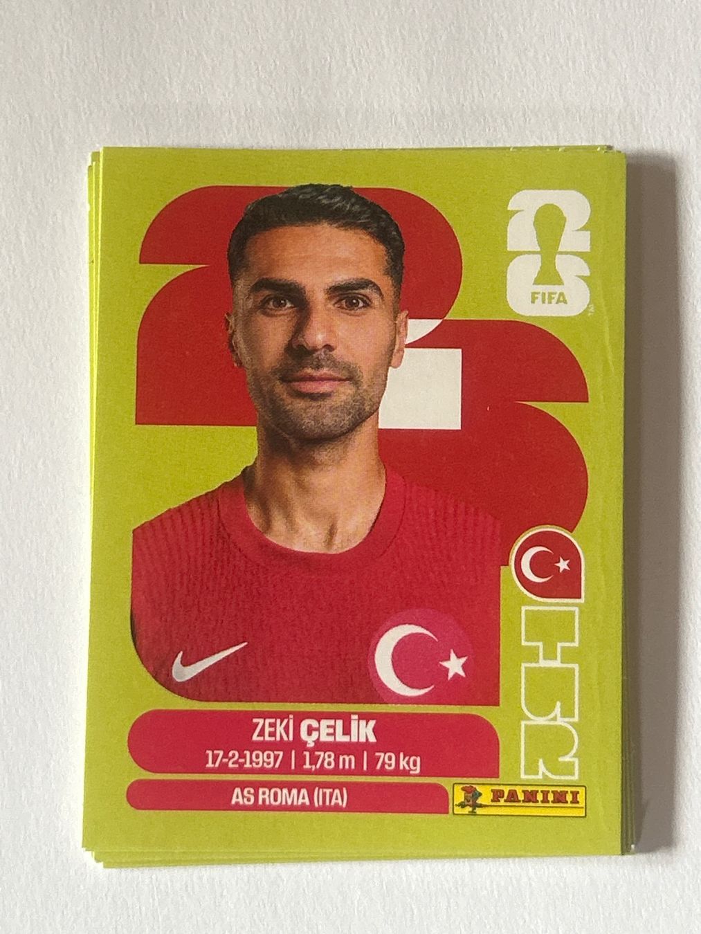 Panini Carte collezionabili: Panini WM 2026 Sticker - Celik TUR 4 – Nuovo (secondo la descrizione) da Troistorrents venduto da sim_d75d